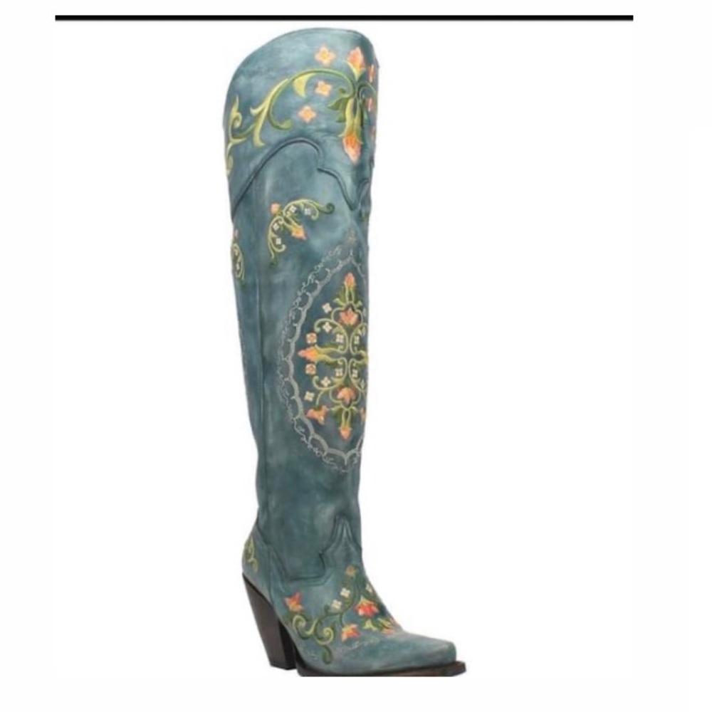 Dan Post Flower Child Boot Sz 7